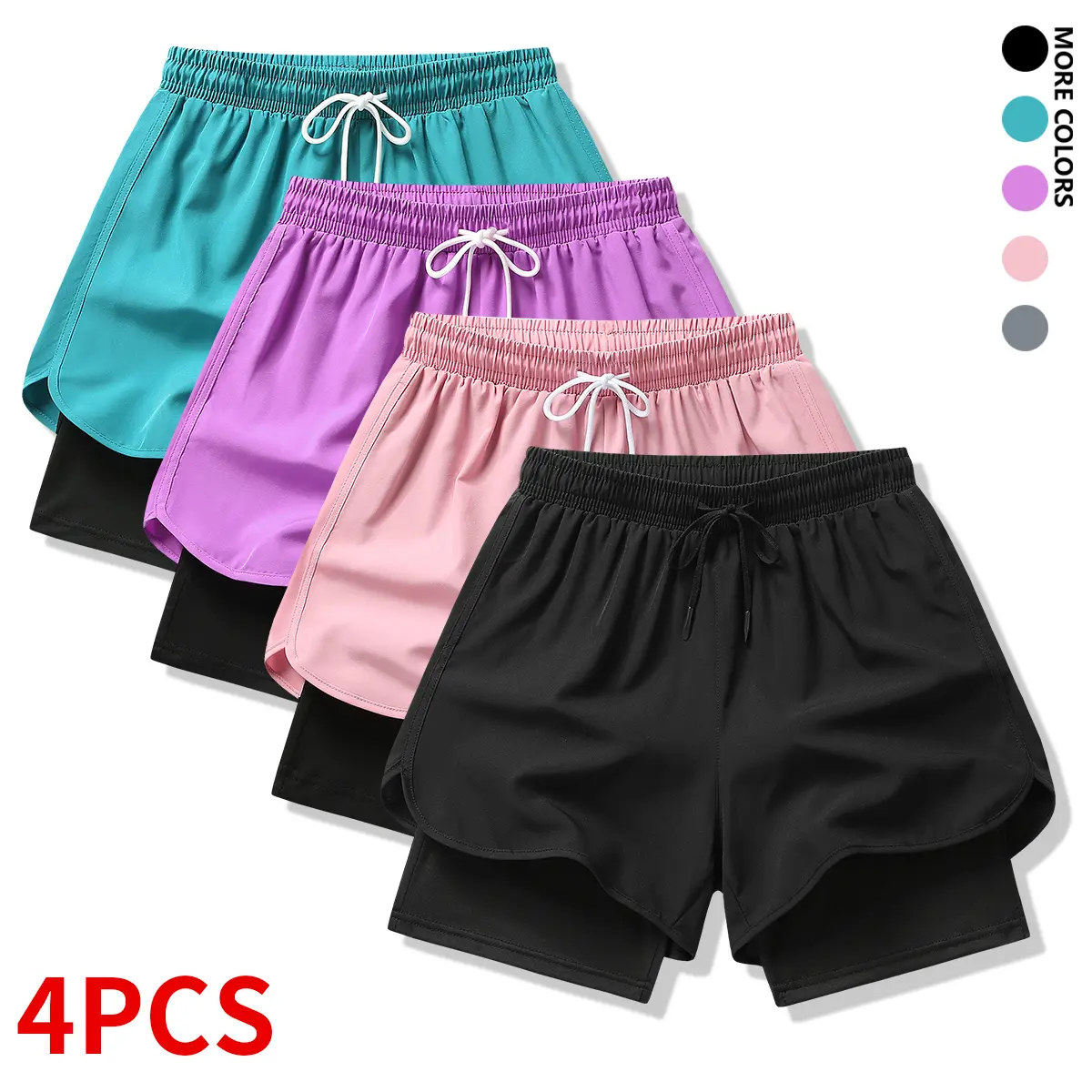 Black - Pink - Purple - Green