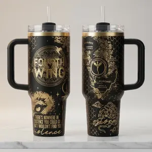 Fourth Wing Tumbler 40oz, Basgiath Tumbler, The Empyrean Tumbler Gift