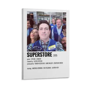 Superstore Tv Series Poster 10 Poster Canvas Wall Art For Bedroom Decor Bar Office Room Decor Gift