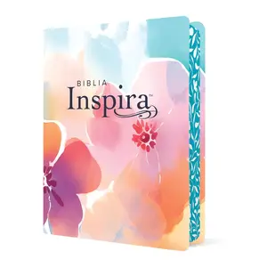Biblia Inspira NTV con Filament SentiPiel Paraíso Floral | Biblia en Español, Letra Clara, Diseño Elegante, Estudio Bíblico y Devocional Diario - Imitation Leather