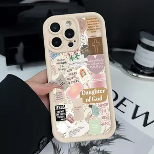 Faith in Jesus Design Drop Protection Great Gift for Men Women Girls and Boys Shockproof iPhone Case for iPhone 17 Pro Max 16 16e 15 14 Plus 13 12 Mini 11 Air X XS Soft TPU Cover with Camera Lens Protection, Durable Slim Design
