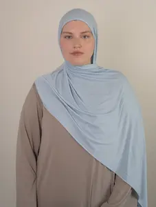 Bamboo Cloud Jersey Hijab- Mist