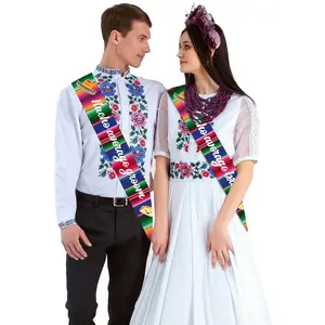1Set Nacho Average Bridal Shower Decorations Fiesta Themed Bride and Groom Sash Set Fiesta Bachelorette Sashes Mexican Bachelorette Party Decorations for Wedding Bride Shower Party