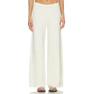 La Ligne Crochet Pant in Ivory