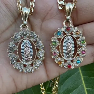 Virgen Necklace Anniversary Male Female Birthday Daily Engagement