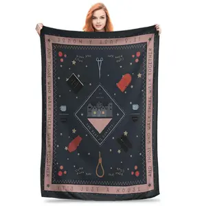The Haunting of Hill House Blankets   Soft Funny Throw Blanket Cozy Lightweight Plush Portable Cover Blanket For Sofa,Warm Gift For Birthday,Christmas,Multiple Blanket