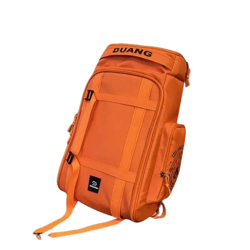 Multifunctional backpack for outdoor hiking, skiing, and travel—features large capacity, skateboard carry capability, and versatile storage.