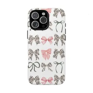 Camo Bow Phone Case, Camo Phone Covers, Mother's Day Gifts, Tough Case Suitable for IPhone17 16 15 14 13 12 11