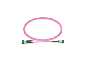 Nvidia MFP7E20-N015 Passive Multimode Fiber Cable - 15 Meters - MPO-12 APC to 2 x MPO-12 APC