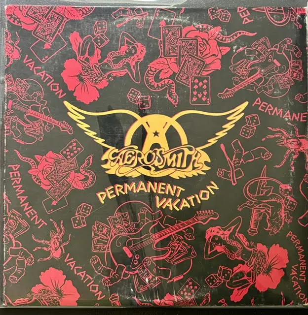 Aerosmith – Permanent Vacation (LP, Album, Club Edition, CRC, Black Labels, 1987, Geffen Records GHS 24162)