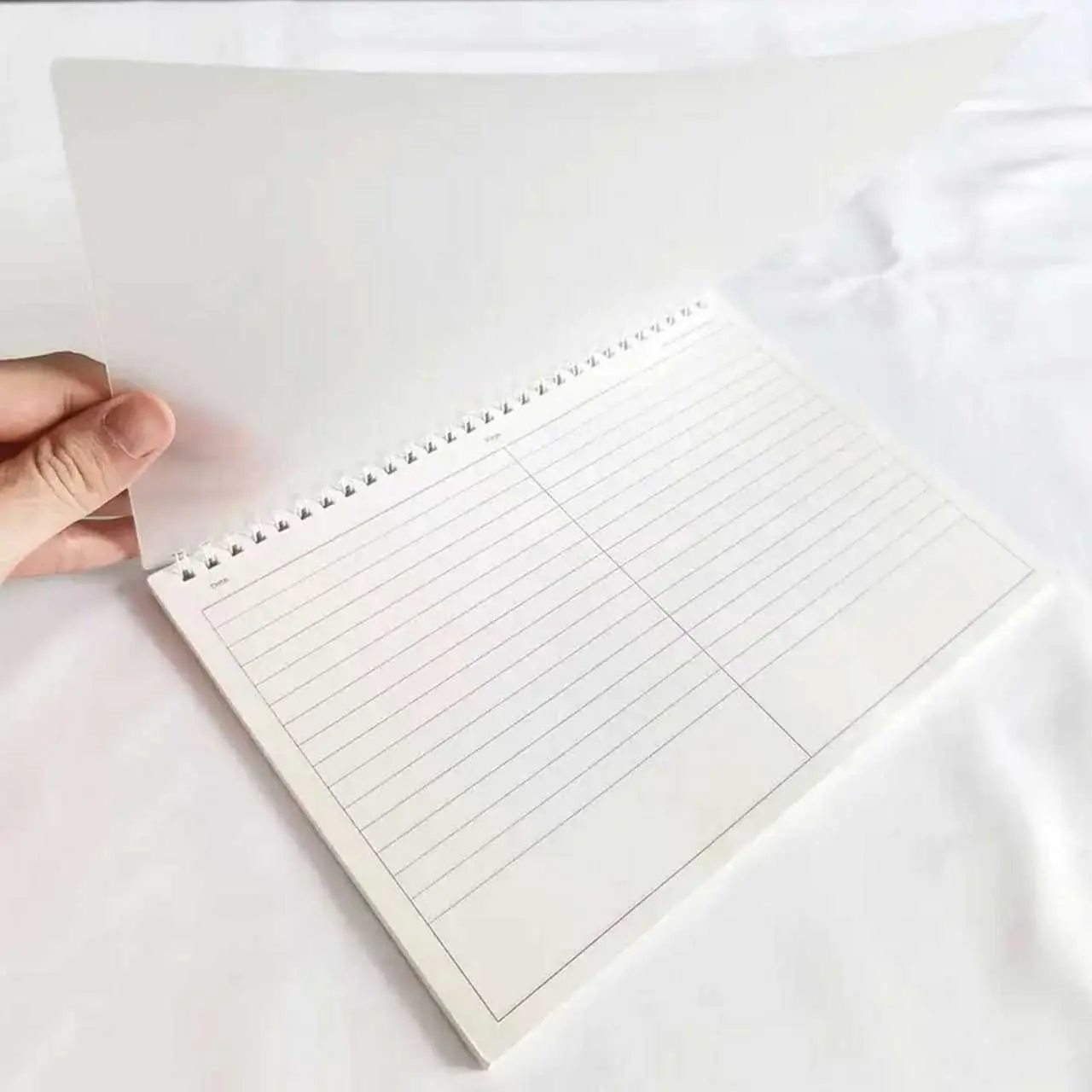 B5 Top-Bound Divided Coil Notebook, Lined, for Students' Class Notes & Office Use, Efficient Sectioned Note-Taking, No Hand Discomfort, Lay-Flat Design, Large Capacity