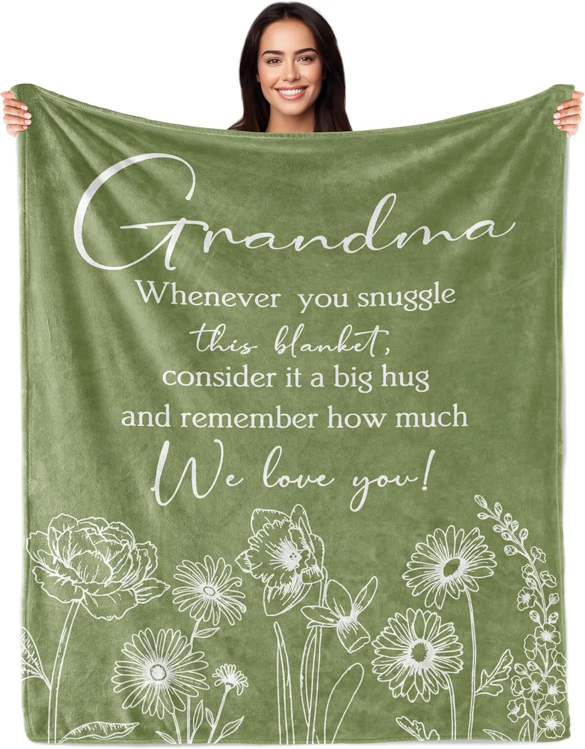 Grandma Gifts, Gifts for Grandma, Grandma Birthday Gifts, Gifts for Grandmother Birthday, Gifts Ideas for Grandma, Great Nana Gifts for Grandma, Best Birthday Gifts for Gigi 60"X50" Blanketa