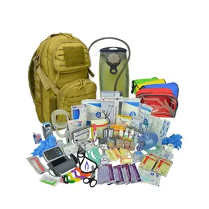 Premium MOLLE, IFAK trauma backpack w Deluxe EMS Tactical Kit