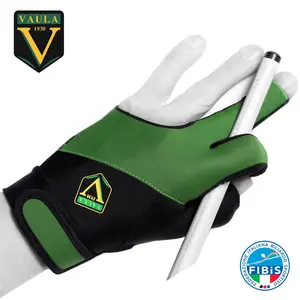 Vaula Pro Billiard Glove for Left Hand Green L