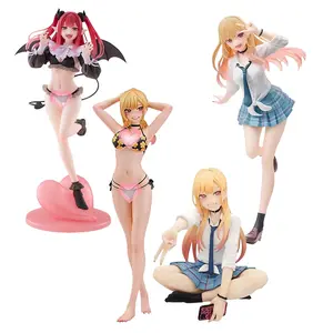 My Dress Up Darling Marin Kitagawa Anime Figure PVC Sweet Cool Spicy Sexy Waifu Collectible Figurine Anime Statue Otaku Model Desk Table Ornament Home Decor Display Gift Fans Collectors Cosplay Lovers Kids Adults