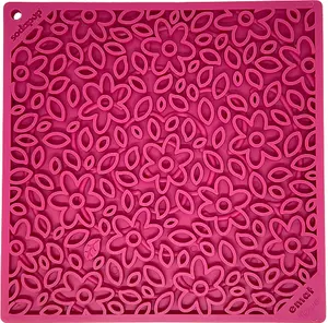 Flower Power emat - Enrichment Lick Mat for Dogs and Cats | Flower Design | USA Made