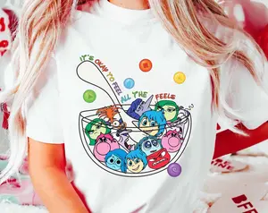 It's Okay To Feel All The Feels Inside Out Shirt, Inside Out Shirt, Speech Therapy Shirt, Gift For Teacher, Inside Out Feelings Shirt