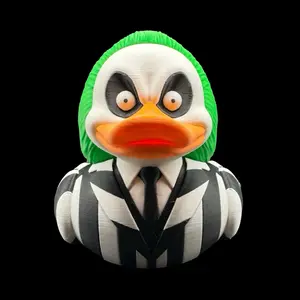 Beetlejuice Duck  3D Printed Duck Collectible Plastic Figurine for Jeep Lovers