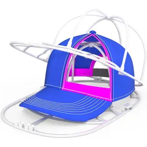 Mother's Day Gifts Hat Washer Cage for Washing Machine - Baseball Cap Cleaner Rack-White 1 Pack