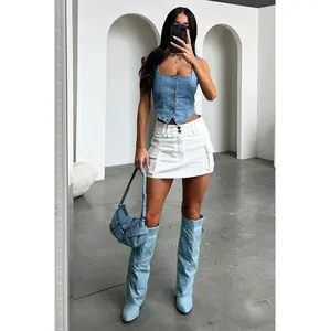 Fergus Mini Skirt - White