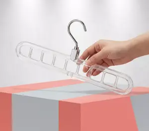 Transform Your Closet 9-Hole Space-Saving Magic Hangers Durable Home Goods for Dorm Closets Smooth Edges Hold 22 lbs Organiser organizer Swivel house