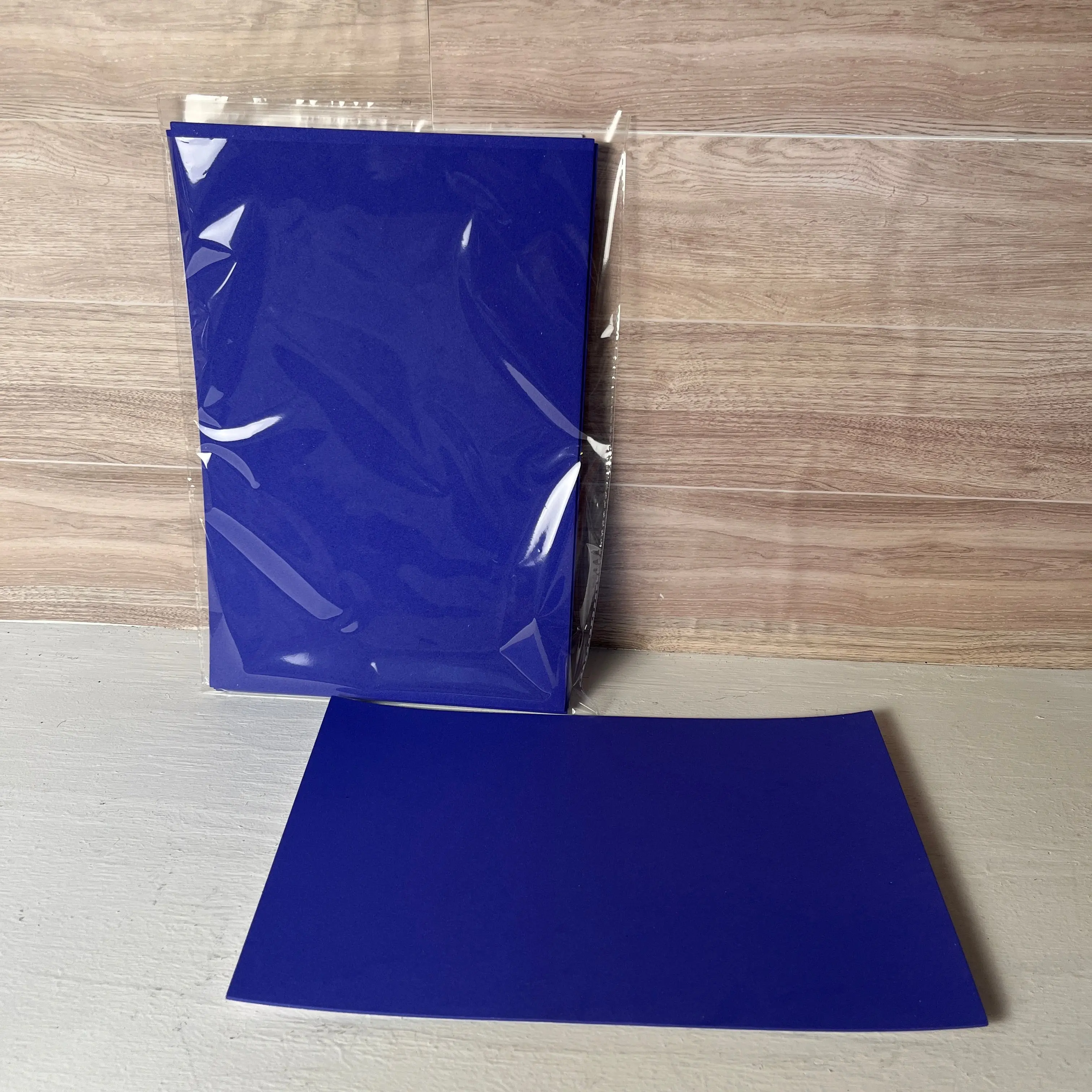 8X12 Blue Matte Self-Adhesive Foam Sheets (5pack)