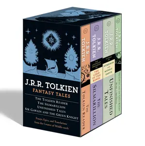 Tolkien Fantasy Tales Box Set (the Tolkien Reader, the Silmarillion, Unfinished Tales, Sir Gawain and the Green Knight): Essays, Epics, and Translatio -- J. R. R. Tolkien - Boxed Set