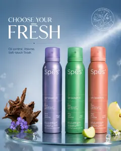 Spēs Volumizing Dry Shampoo with Micro Oil-Absorbing Particles | 3-Plant Oils & Oat Extract Scalp Care Refreshing Spray | Root Lift Tech No White Cast, 6.08 oz
