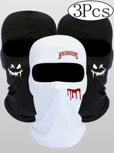 3 Pcs Ski Mask Cover Balaclava Full Face Mask Summer Face Cover UV Windproof Balaclava for Men Women Outdoor Sports