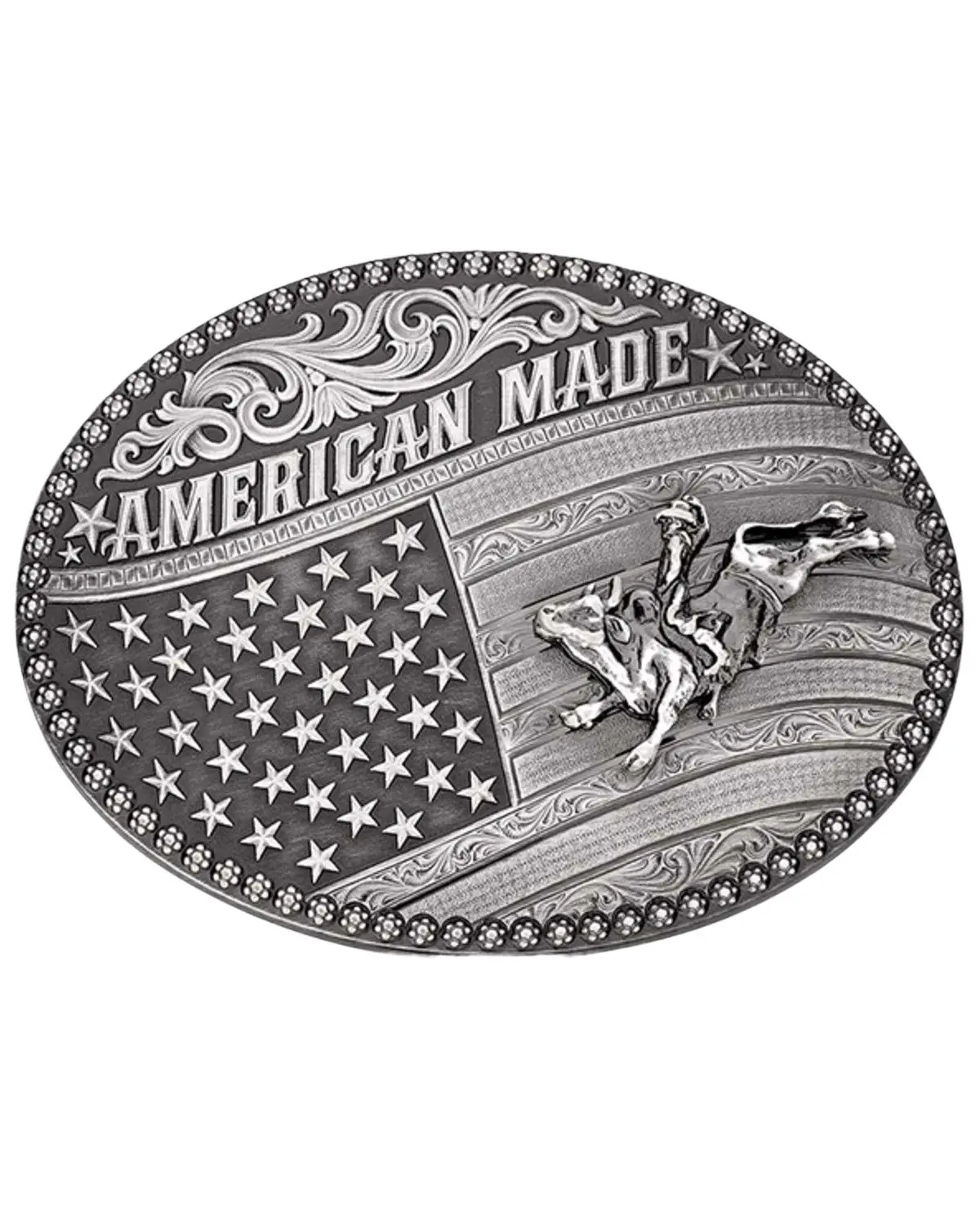 Montana Silversmiths Men's Men'S American Made Tradition Bull Rider Belt - 49910Ma-160