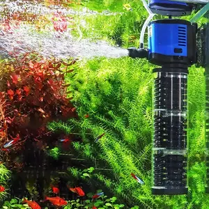 TARARIUM 400 GPH Submersible Aquarium Filter Pump with Wave Maker, for 75-200 Gal Fish Tanks, Small Ponds, Saltwater & Freshwater Systems
