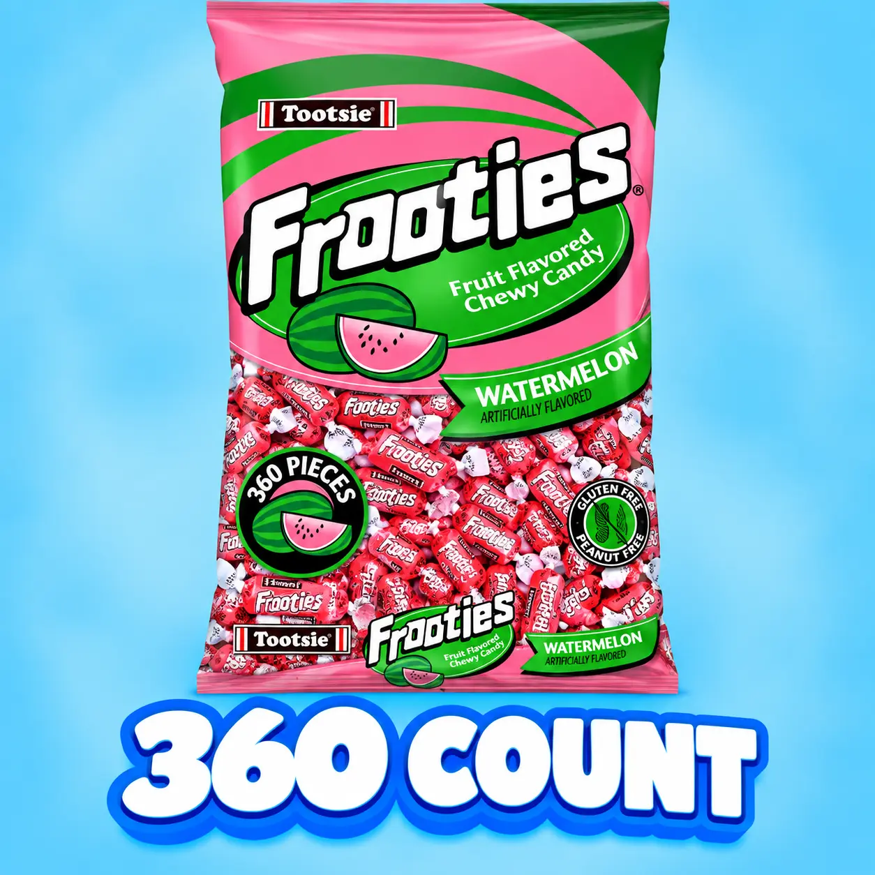 Frooties watermelon 360 count Bag Frooties watermelon 360 count Bag