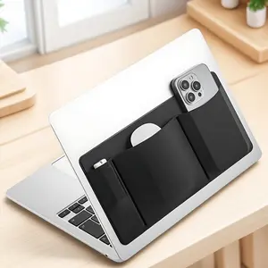 Multi-pocket adhesive notebook storage bag, computer storage bag, mouse bag