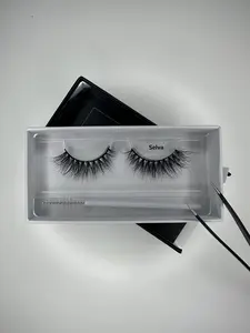 Selva 3D Lashes - Lightweight Eyelash Cosmetic Makeup for Flawless Lashes - Eyelashes falsie eyelash