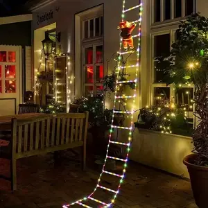 LED Christmas Tree Light String with Free Santa Doll, 3m Long, Perfect for Home Gatherings, Parties, Stores & Malls Decoration