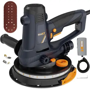 Handheld Drywall Sander 810W, Electric Sander for Walls,Rough and fine Sanding, 1500-2800RPM Variable Speed, Upgraded Pad, Adjustable Suction, Self-Dust-Extraction (120, Volts)