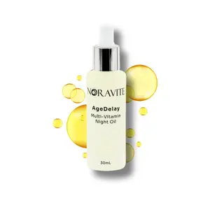 Noravite Age-Delay Multi-Vitamin  Oil - Intensive Skin Tightening & Moisturizing Formula with Apricot, Radiance, and Antioxidant Serum - 30ml Repair Facial Moisturizer