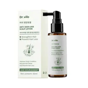 Dr.ville Rosemary Scalp Serum for Thinning Hair, Scalp Nourishing Hair Root Care & Hair Strengthening Treatment 50ml-A