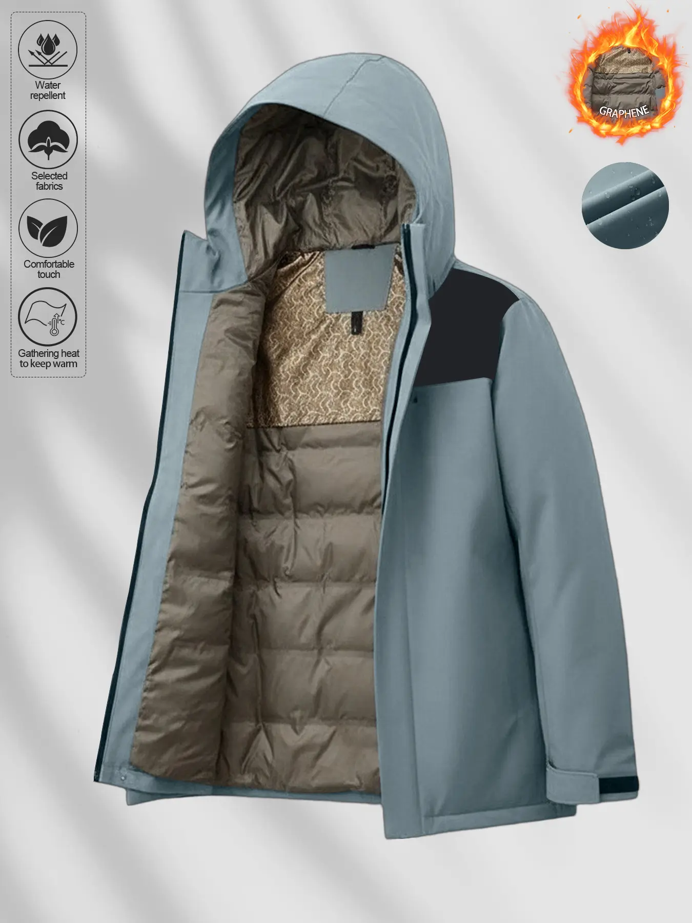 Unisex Fall Winter Streetwear Thermal Jacket, New Down Cotton Padded Coat, Warm Lining for Outdoor Sports, Motorcycle Travel, Skiing, Y2K Fashion