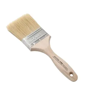 3 in. Pro White China Bristle Flat Wall Brush