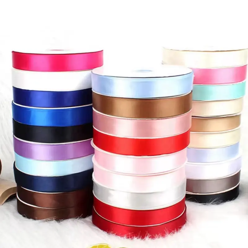 7/8" Satin Ribbons - 50 yd Multi-Colored Home & Festive Party Supplies for Gift Wrapping, Crafting, Ribbon Graduation Lei