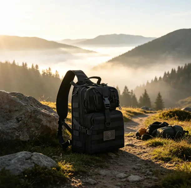 Hiking backpack, waterproof outdoor camping backpack, lightweight travel backpack suitable for both men and women, capable of accommodating large-sized laptops, multi-day hiking travel bag