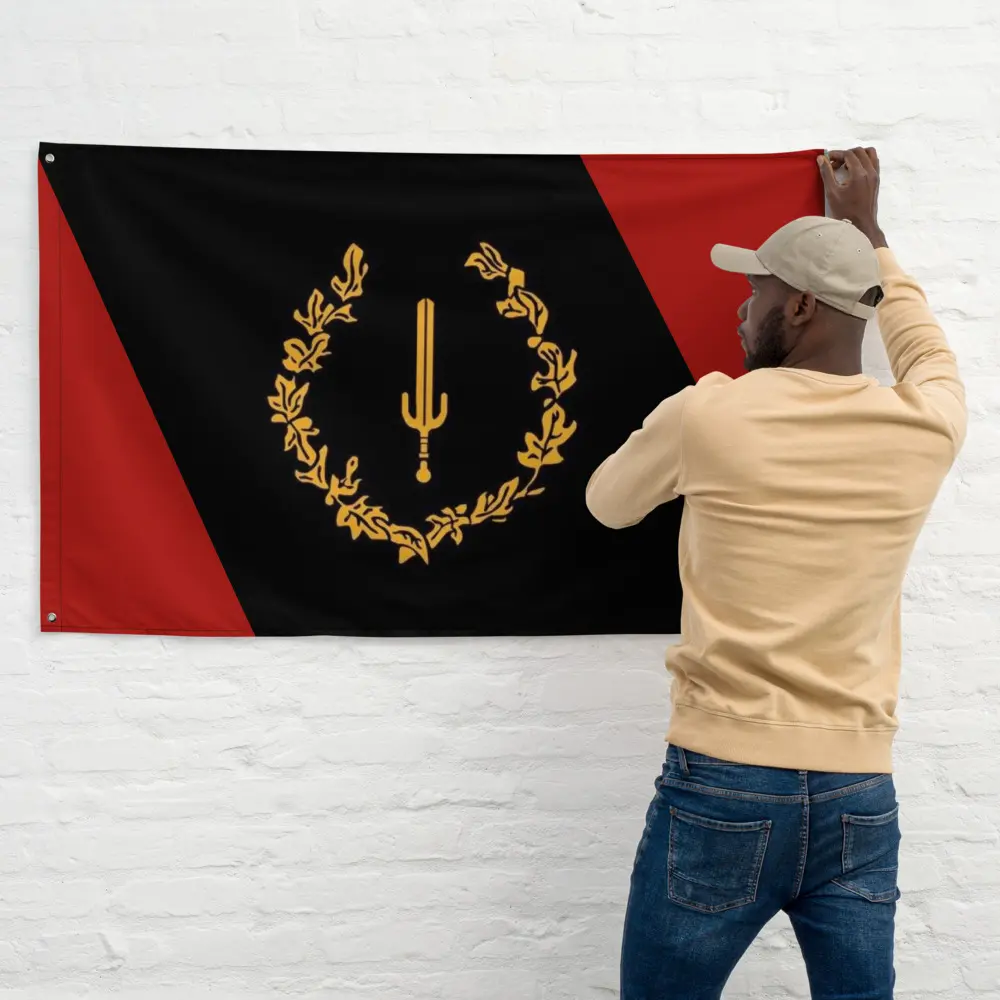 Bold Print Black American Heritage Flag Tapestry - African American Pride Decor Accessory, Durable Indoor Room Decoration, Lightweight Apartment Wall Hanging, Outdoor Photo Backdrop (Note: Avoid Sunlight), Decor Accessories, Decorating My Apartment