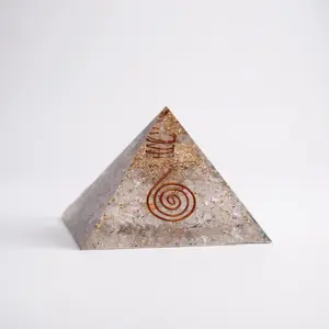Clear Quartz Orgonite Pyramid
