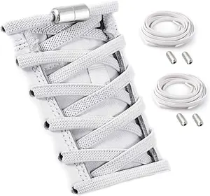 2 Pairs Shoelaces Elastic No Tie Shoe Laces for Adults,  and , One Size Fit  for Shoes.