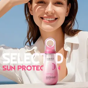 1PC PAGE VINE  Watermelon Cool Sunscreen Spray, SPF50 PA+++ UVA/UVB Protection, Fast Film Form Breathable Mist, 100ml, Sunscreen for Body, SunscreenSpray, SPF50, UVAUVBProtection, SummerSkincare