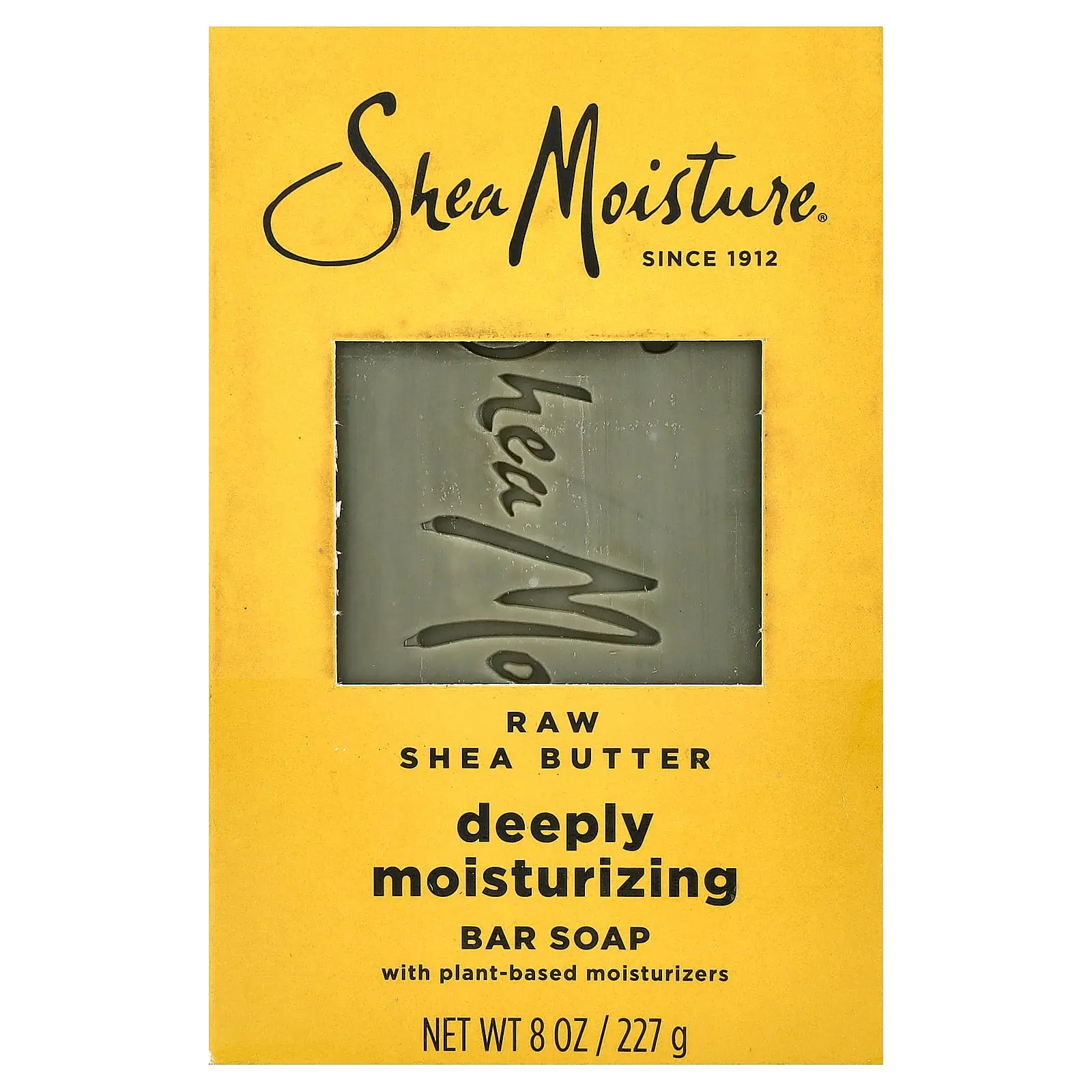 SheaMoisture Raw Shea Butter Bar Soap, Deeply Moisturizing, 8 oz (227 g)