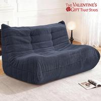 Navy Blue - Teddy - Love Seat