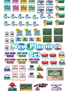 Teacher Planner Stickers, School Stickers