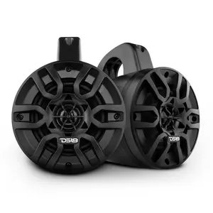 MP 4" Amplified With Bluetooth Wakeboard Tower Speakers 40 Watts Rms -Black Audio Amplifier